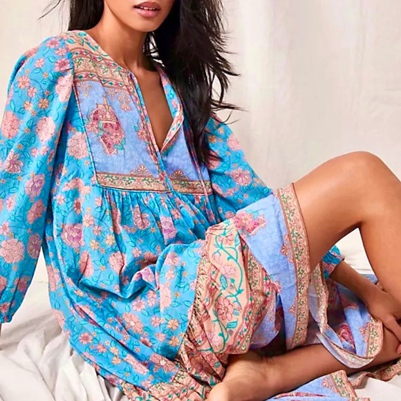 🌺🎉HP🎉🌺 NWT Spell & The Gypsy Love Story Boho Dress - Picture 4 of 16